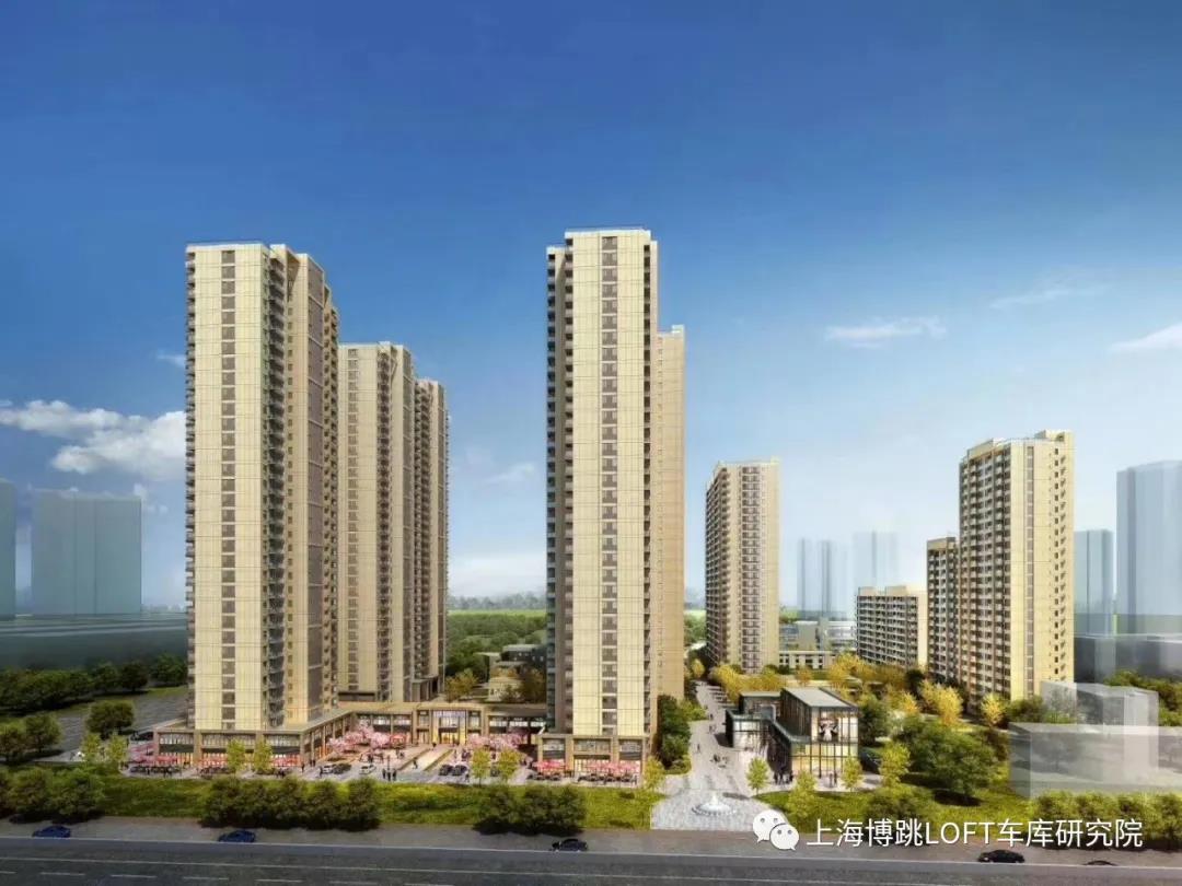 鞍山采用了LOFT车库武汉当代集团春风十里项目现已结构封顶！